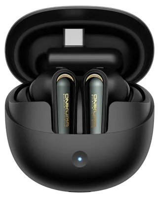 Produktbild von INF TWS Bluetooth Ohrhörer ANC ABS 9cmx5.5cmx3cm Alltagsnutzen 2 Stück Schwarz