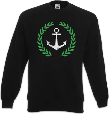 Produktbild von Urban Backwoods Anchor And Wreath, Sweatshirt, Farbe: Schwarz, Größe: XL