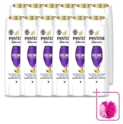 Image de 12 flacons de shampooing antioxydant Pantene - 360 ml - Lot de 12