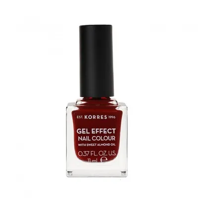 Zdjęcie produktu dla KORRES Gel Effect Nail Colour No. 59 Wine Red 11 ml