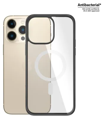 Produktbild von PanzerGlass ® ClearCase Transparent m. Weiss MagSafe & iPhone 14 Pro Max, Cover, Apple, Apple - iPhone 14 Pro Max, 17 cm (6.7"), Transparent