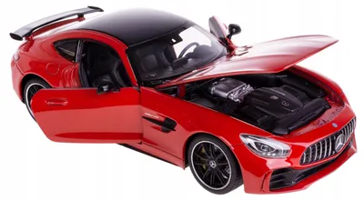 Produktbild von Welly Mercedes AMG GT R Modellauto rot 1:24