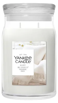 Produktbild von Yankee Candle 1701376E, Zylinder, Weiß, Bernstein, Zitrus, Vanille, 90 h, 1 Stück(e)