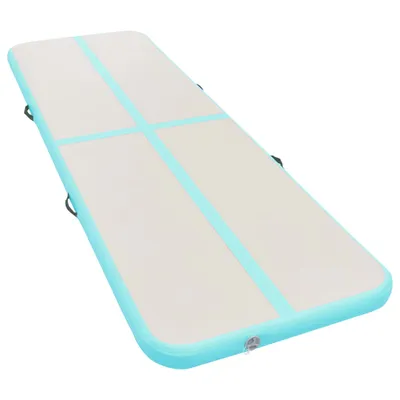 Immagine prodotto di vidaXL Cuscino ginnico gonfiabile con pompa 500x100x10 cm PVC Verde