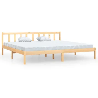 Produktbild von vidaXL Massivholzbett Kiefernholz 200x200 cm