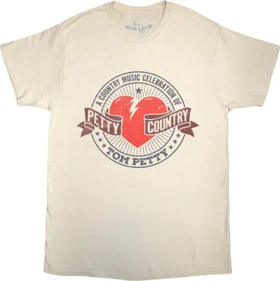 Produktbild von Tom Petty & The Heartbreakers - "Petty Country" T-Shirt für Herren/Damen Uni RO13383 (L) (Sand)