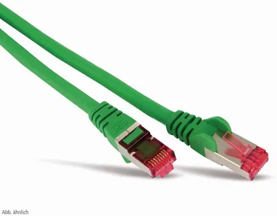 Obrázok produktu pre Patch kábel cat6A S/FTP PIMF bezhalogénový zelený 7,5 m