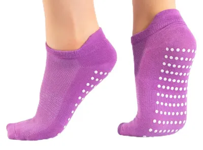 Zdjęcie produktu dla Skarpety antypoślizgowe do jogi - Skarpetki do pilatesu - Rozmiar 37-42 - 3 pary