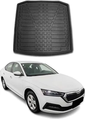 Image de Bac de coffre pour Skoda Octavia NX 2020-2025 caoutchouc TPE noir