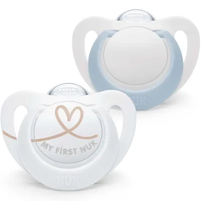 Image de NUK Star Tétine Silicone Bleu clair Gr.1 - 0-6 mois