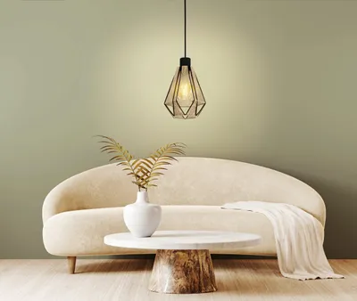 Obrázek produktu pro EGLO 43776, 1 žárovek, E27, IP20, Černá, Přírodní