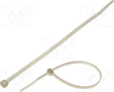 Produktbild von 100x Kabelbinder W: 3,6mm L: 330mm  176,5N natürlich  Kabelbinder