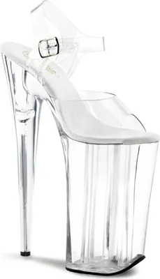 Produktbild von BEYOND-008 Damen Sandale von Pleaser, Transparent , EU 39, US 9