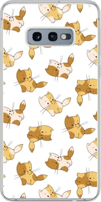 Produktbild von MuchoWow® Handyhülle Schutzhülle Hülle für Telefoonhoesje Samsung Galaxy S10e Muster - Katze - Kätzchen - Jungen - Mädchen - Kinder - Kind Silikon Softcase Handy Hülle - Handy