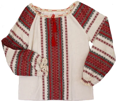 Produktbild von Ukrainische Damen Bluse Vyshyvanka Frauentracht traditioneller Stil Größe 50