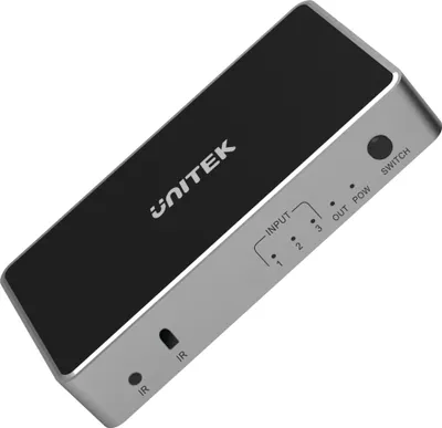Produktbild von UNITEK V1111A, HDMI, 3x HDMI, 1.4b, 3840 x 2160 Pixel, Schwarz, Grau, 4K Ultra HD