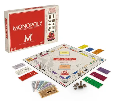Zdjęcie produktu dla Hasbro Gaming Monopoly 80 Jahre