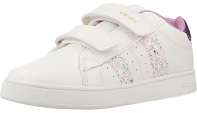 Produktbild von Geox J ECLYPER Damen Sneaker – Komfortable und Atmungsaktive Freizeitschuhe in Weiß