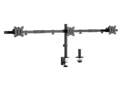 Produktbild von Equip 17"-32" Dreifach schwenkbare Monitor-Schreibtischhalterung