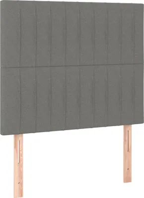 Obrázok produktu pre vidaXL Čelo postele tmavosivé 80 x 5 x 118/128 cm látka