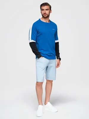 Produktbild von Ombre Sweatshirt Herren blau L