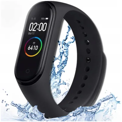 Zdjęcie produktu dla Opaska / pasek ChronSmarta do smartband'a Xiaomi Mi Band 3 / 4 (Czarny)