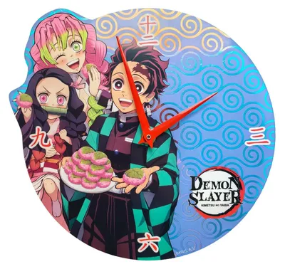 Image de Horloge murale holographique Demon Slayer : Kimetsu no Yaiba
