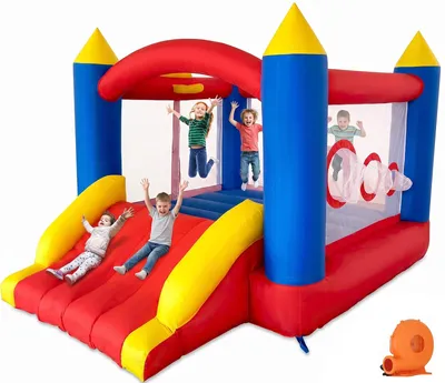 Hüpfburg mit Gebläse, 315x245x194 cm, für 3-4 Kinder, Indoor/Outdoor