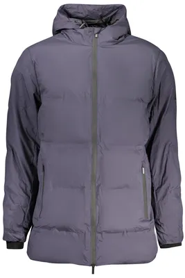 Produktbild von Blaue Herrenjacke mit Kapuze und Taschen - Stilvoll und Praktisch