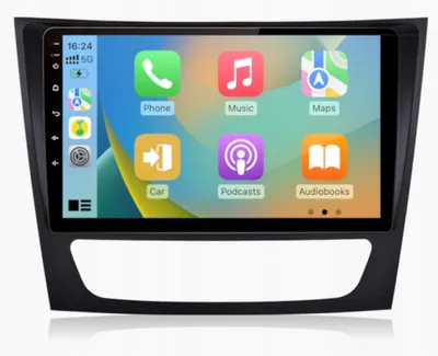 Zdjęcie produktu dla Radio Android do Mercedes-Benz W211 / E300 (2002-2010) Carplay 4+64 GB