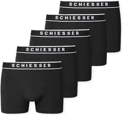 Produktbild von Schiesser Herren 10 er Pack Shorts Gr. 4  schwarz