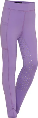 Immagine prodotto di Pantaloni da equitazione per bambini Equipage Molly aster purple SS26, taglia: 140
