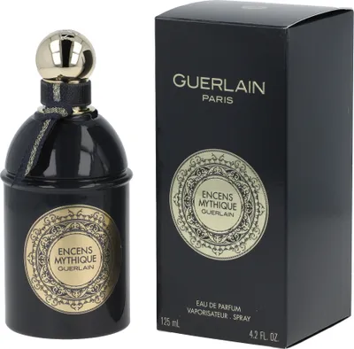 Produktbild von Guerlain Encens Mythique, Frauen, 125 ml, Nicht nachfüllbare Flasche, Aldehyd, Rose, Safran, Patschuli, Rosa Pfefferkorn, Vetiver, Gestrüpp, Ambra, Weihrauch