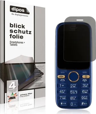 Produktbild von Blickschutzfolie für Cellecor A4i matt Schutzfolie Folie Display Schutz dipos
