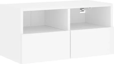 Produktbild von vidaXL TV-Wandschrank Weiß 60x30x30 cm Holzwerkstoff