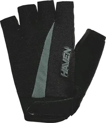 Obrázek produktu pro Cyklistické rukavice HAVEN bez prstů - TRIPLE - černá/šedá 3XL