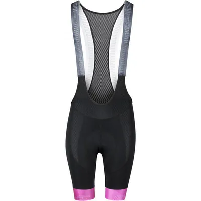Produktbild von Shorts Force Stripe Lady Damen elastisch mit Schnürung mit Radsport-Einsatz schwarz-pink größe S 9002832-S