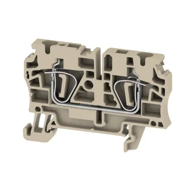 Immagine prodotto di Terminale passante 4 mm² beige - Morsettiera di alimentazione 6 mm 32 A ZDU 4