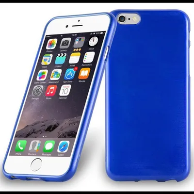 Produktbild von Cadorabo Hülle für Apple iPhone 6 / 6S Schutz Hülle in Blau Schutzhülle TPU Silikon Etui Case Cover
