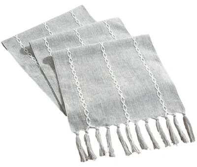 Produktbild von Handgefertigte rustikale Tischdecke mit Quasten