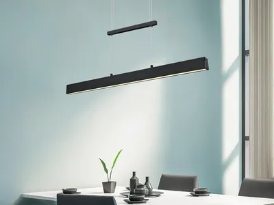 Produktbild von Reality Leuchten Led Hängeleuchte Paros Pendelleuchte Lampe Dimmbar 21 W Schwarz