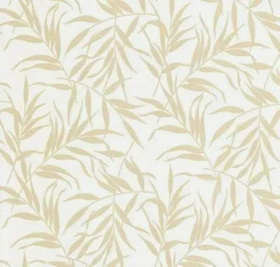 Produktbild von Vliestapete Floral weiß gold Glitzer 13703-50 P+S Lacantara