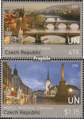 Produktbild von Briefmarken UNO - New York 2016 Mi 1543-1544 (kompl.Ausg.) gestempelt UNESCO Welterbe