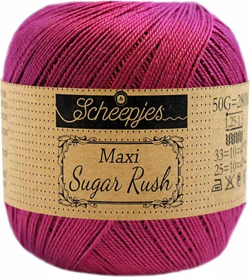 Produktbild von Scheepjes Maxi Sugar Rush 50g (128) Tyrian Purple