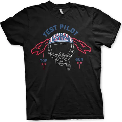 Produktbild von Top Gun Test Pilot T-Shirt - X-Large - Black