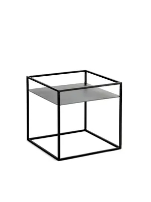 Produktbild von Serax Pflanzentisch-Pflanzenregal Metall Schwarz D 40 cm x L 40 cm x H 38 cm