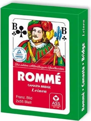 Produktbild von Romme Doppel Leinen Schachtel, 1 Stück