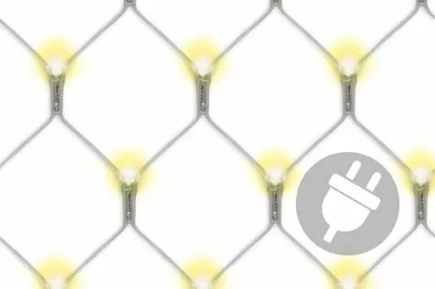 Zdjęcie produktu dla Świąteczne LED świetlna sieć - 3 x 3 m, 128 diod,ciepła biel