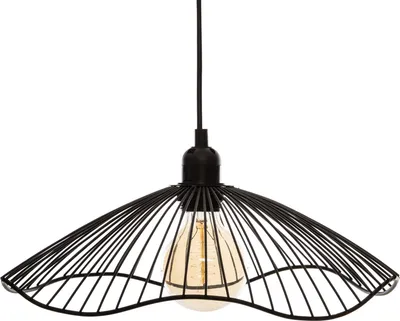 Produktbild von Atmosphera Galt, Flexible Halterung, Schwarz, Schwarz, Eisen, Schlafzimmer, Wohnzimmer, Schwarz