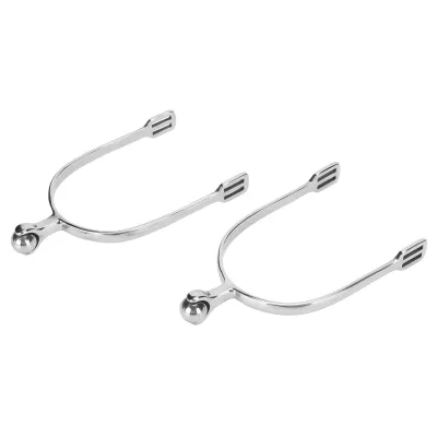 Imagen del producto de Espuelas para caballos, espuelas para caballos de estilo inglés, espuelas para caballos para hombre, espuelas para caballos de acero inoxidable, espuelas para caballos con bola giratoria, espuelas para equitación